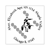 ブルライダーファミリーホーム差出人住所 ラバースタンプ (インプリント)