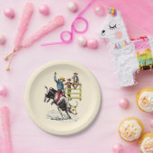 ブルライダー紙プレート（色の選択） ペーパープレート (パーティー)