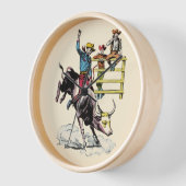 ブルライダー 壁時計 (傾斜)