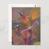 ブルライダー – Ken Gage Art ポストカード (正面/裏面)