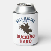 ブルライディングはバッキング懸命ブルおもしろいライダー 缶クーラー (缶裏面)