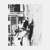 ブルライディングシャンプ フリースブランケット (正面)