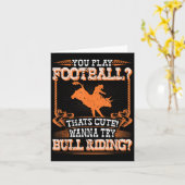 ブルライディングロデオサッカー引用文カウボーイジャリペオブ カード (黄色い花)