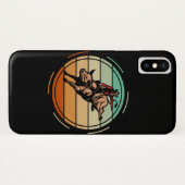 ブルライディングロデオライダーカウボーイウエスタンヴィンテージ Case-Mate iPhoneケース (裏面(横))