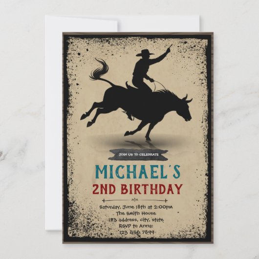 ブルライドパーティの招待状 招待状 (正面)