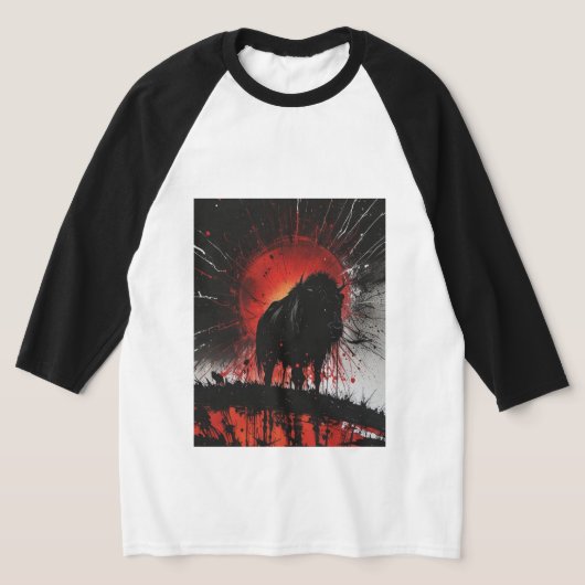 ブルラグランTシャツ Tシャツ (レイダウン)