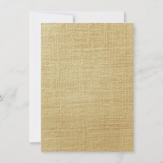 ブルラップパープルダマスクレースブライダルシャワー招待状 招待状 (裏面)