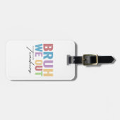 ブルワウアウト先生ブル先生最終日の学校 ラゲッジタグ (正面横)