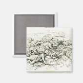 ブルワナ「ロング・トム」発射 マグネット (正面/裏面)