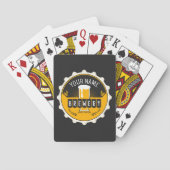 ブルワリパーソナライズされたービールボトルキャップバー トランプ (裏面)