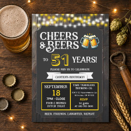 ブルワリーの誕生日を51歳の「乾杯とビール」でお祝いしよう 招待状