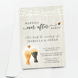 ブルワリーウェディングレセプションオンリー招待状 招待状