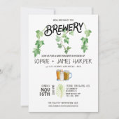 ブルワリーベビー – カラー – ベビーシャワー招待状 招待状 (正面)