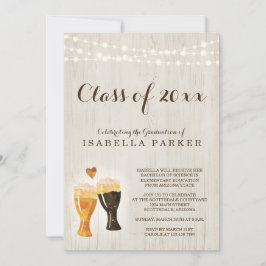 ブルワリー卒業パーティー招待状 |ビ素朴ール 招待状