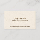 ブルワリー 名刺 (裏面)