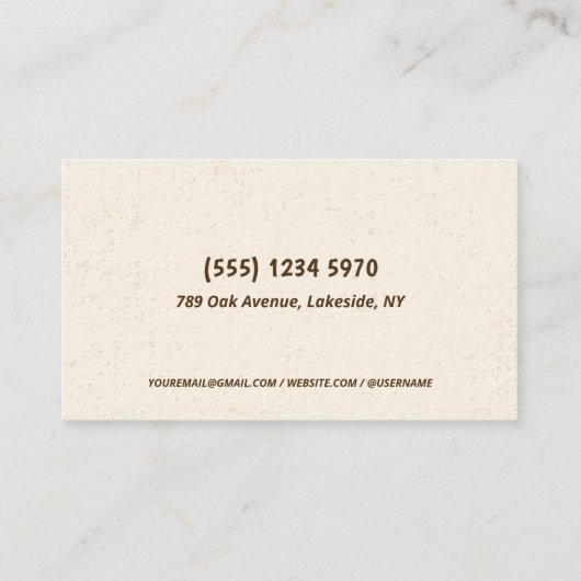 ブルワリー 名刺 (裏面)