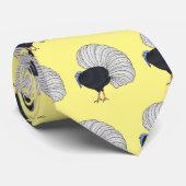 ブルワーのキジの鳥の漫画イラストレーション ネクタイ (ロール)