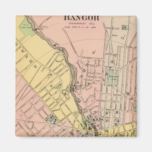 ブルワー・バンゴール マグネット (正面)