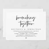 ブルンと一緒に結婚ブランチ 招待状 (正面/裏面)