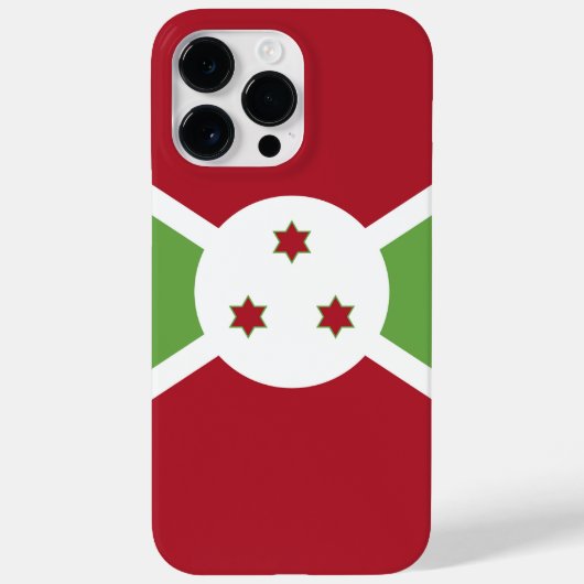 ブルンジの国旗 Case-Mate iPhoneケース (裏面)