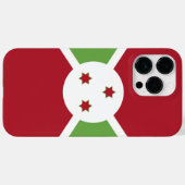 ブルンジの国旗 Case-Mate iPhoneケース (裏面 (横))
