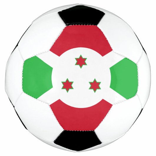 ブルンジの愛国心フラグ サッカーボール (正面)