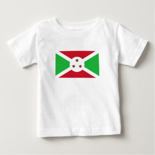 ブルンジの愛国心フラグ ベビーTシャツ