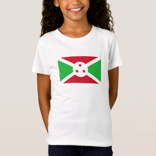 ブルンジの愛国心フラグ Tシャツ (正面)