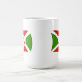 ブルンジの旗マグカップ コーヒーマグカップ (中央)