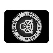 ブルンジ丸エンブレム マグネット (横)