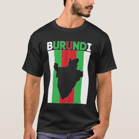 ブルンジ国境 Tシャツ (正面)