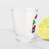 ブルンジ国旗のエンブレム動揺してヴィンテージ ショットグラス (左)