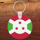 ブルンジ国旗を持つキーチェーン キーホルダー (裏面)