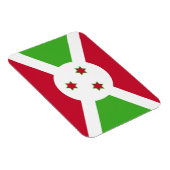 ブルンジ国旗を持つ愛国的な柔軟な磁石 マグネット (右側)