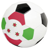 ブルンジ国旗を掲げた愛国的なサッカーボール サッカーボール (3/4)