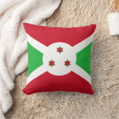 ブルンジ国旗 クッション (ブランケット)