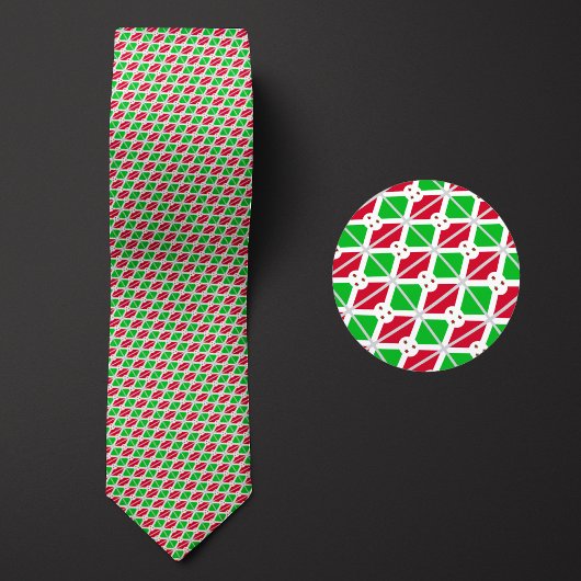 ブルンジ国旗 ネクタイ