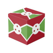 ブルンジ国旗 フォトキューブ (裏面アングル)