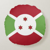 ブルンジ国旗 ラウンドクッション (正面)