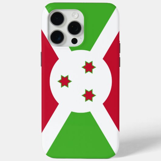 ブルンジ国旗iPhone 15 Pro Maxケース Case-Mate iPhoneケース (裏面)