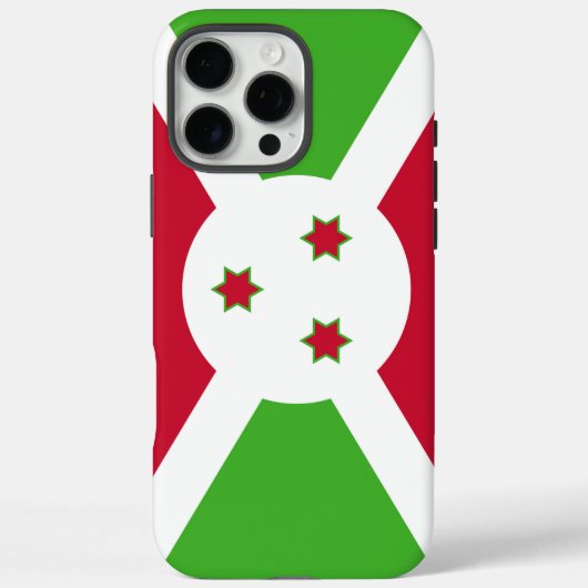ブルンジ国旗iPhone 16 Pro Maxケース Case-Mate iPhoneケース (裏面)