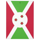 ブルンジ州旗を持つ愛国的なクリップボード クリップボード (裏面)