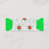 ブルンジ油彩画スケッチ コーリングカード (裏面)