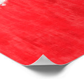 ブルンジ油彩画スケッチ ポスター (角)