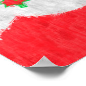 ブルンジ油彩画スケッチ ポスター (角)