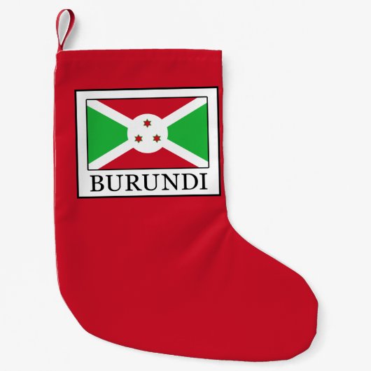 ブルンジ スモールクリスマスストッキング (正面)