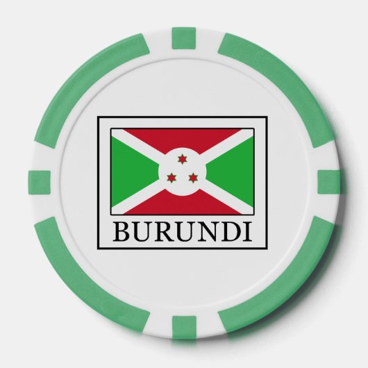 ブルンジ ポーカーチップ (正面)