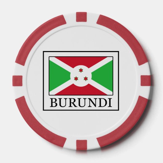ブルンジ ポーカーチップ (正面)