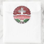 ブルンジBurundisch Schweizer Schweiz Baum Wurzel ラウンドシール (バッグ)