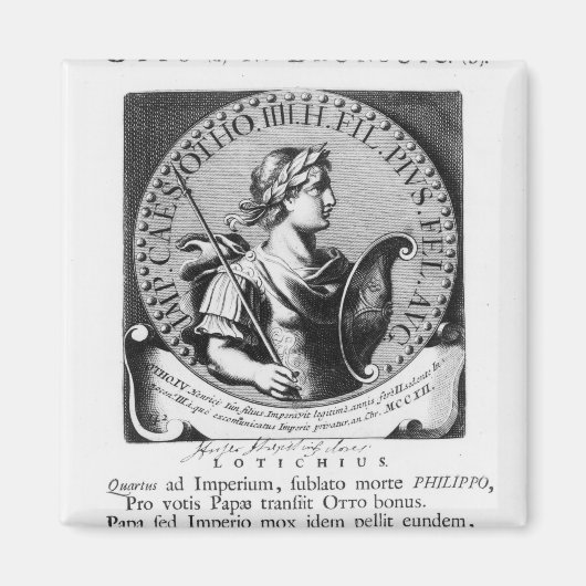 ブルンスウィックのオットIV マグネット (正面)